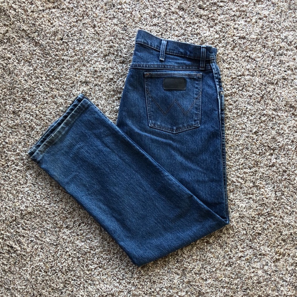 Wrangler Premium Performance Advanced Comfort Cowboy Cut Regular Fit Jeans 36x30